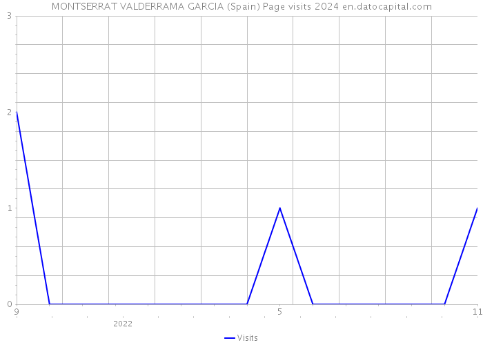 MONTSERRAT VALDERRAMA GARCIA (Spain) Page visits 2024 