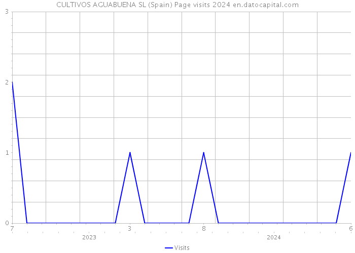 CULTIVOS AGUABUENA SL (Spain) Page visits 2024 