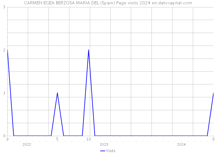 CARMEN EGEA BERZOSA MARIA DEL (Spain) Page visits 2024 