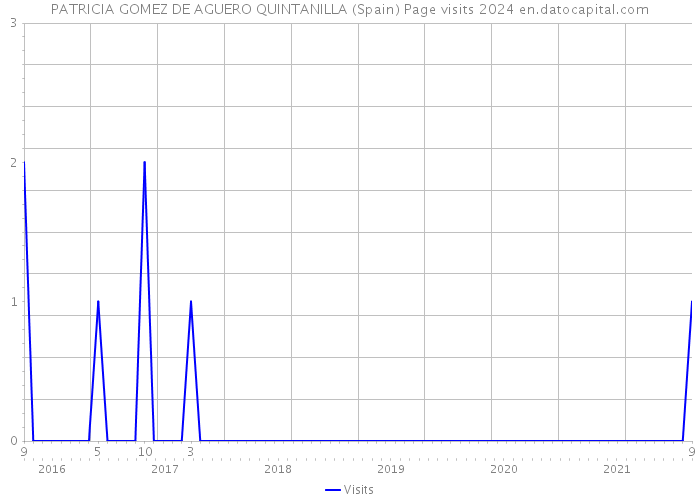 PATRICIA GOMEZ DE AGUERO QUINTANILLA (Spain) Page visits 2024 