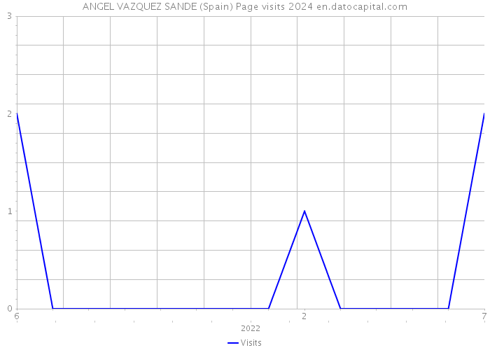 ANGEL VAZQUEZ SANDE (Spain) Page visits 2024 
