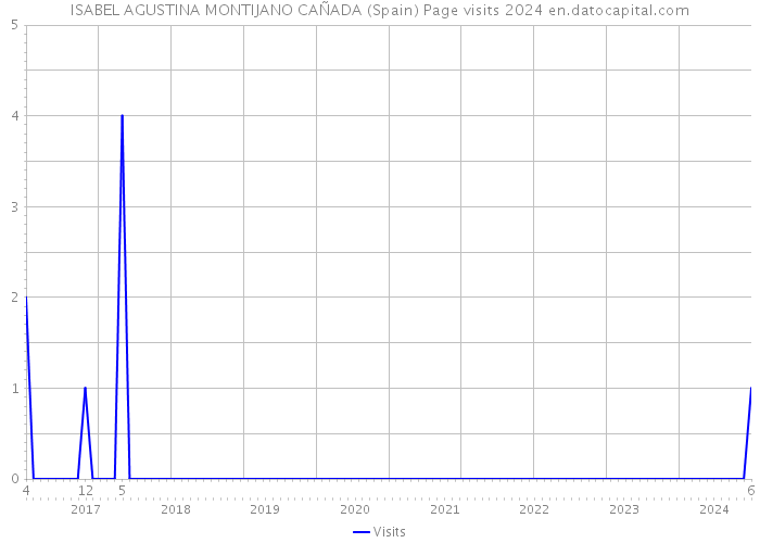 ISABEL AGUSTINA MONTIJANO CAÑADA (Spain) Page visits 2024 