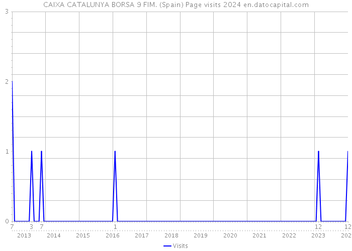 CAIXA CATALUNYA BORSA 9 FIM. (Spain) Page visits 2024 