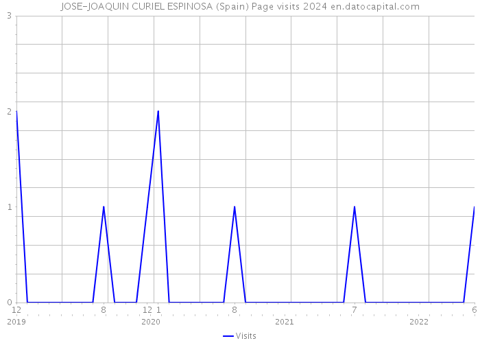 JOSE-JOAQUIN CURIEL ESPINOSA (Spain) Page visits 2024 