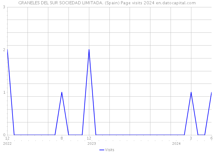 GRANELES DEL SUR SOCIEDAD LIMITADA. (Spain) Page visits 2024 