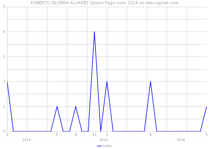 ROBERTO SILVEIRA ALVAREZ (Spain) Page visits 2024 