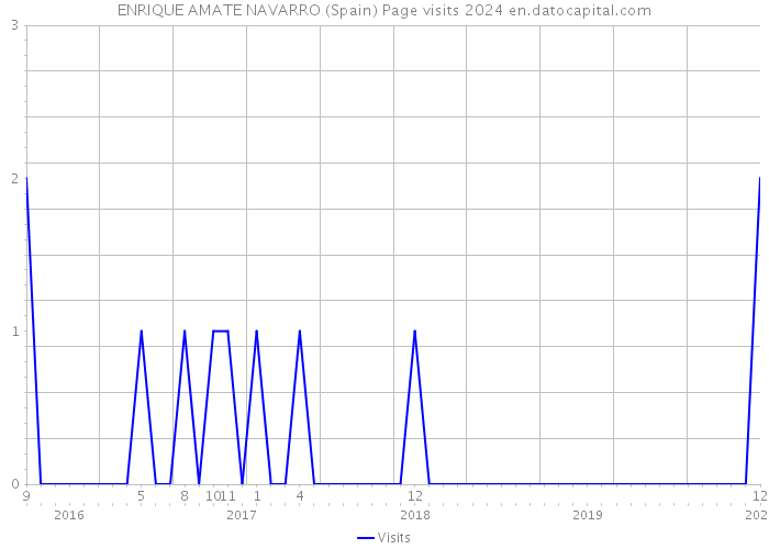 ENRIQUE AMATE NAVARRO (Spain) Page visits 2024 