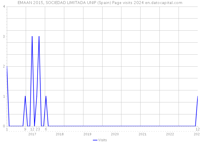 EMAAN 2015, SOCIEDAD LIMITADA UNIP (Spain) Page visits 2024 