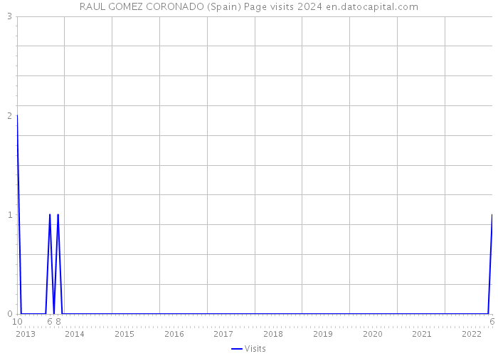 RAUL GOMEZ CORONADO (Spain) Page visits 2024 