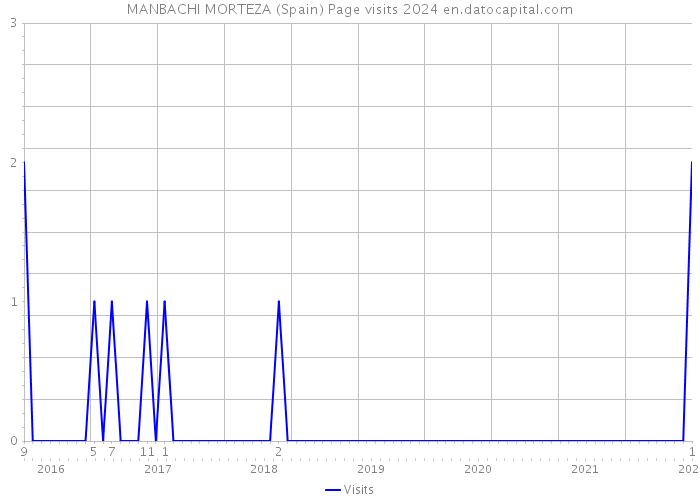 MANBACHI MORTEZA (Spain) Page visits 2024 