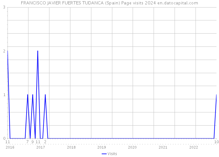 FRANCISCO JAVIER FUERTES TUDANCA (Spain) Page visits 2024 