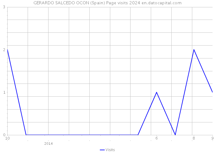 GERARDO SALCEDO OCON (Spain) Page visits 2024 