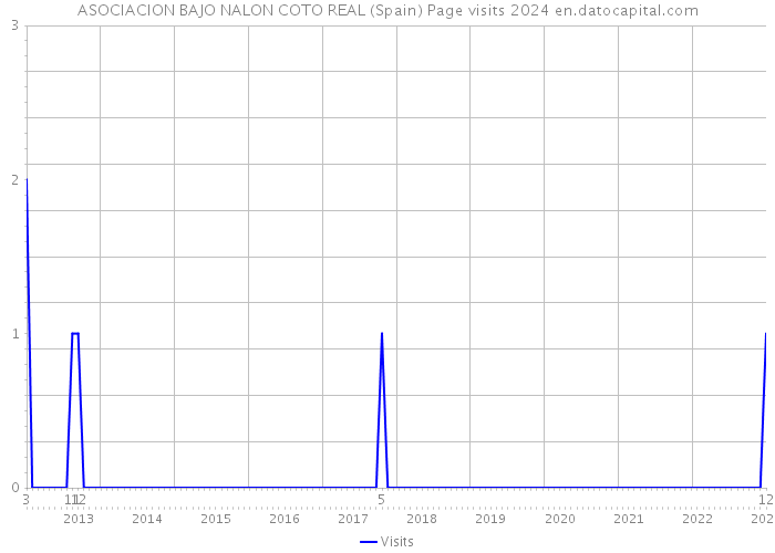ASOCIACION BAJO NALON COTO REAL (Spain) Page visits 2024 