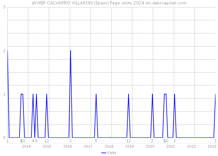 JAVIER CALVARRO VILLARON (Spain) Page visits 2024 