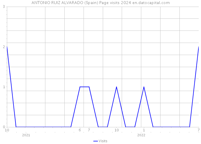 ANTONIO RUIZ ALVARADO (Spain) Page visits 2024 