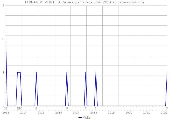 FERNANDO MONTESA RAGA (Spain) Page visits 2024 