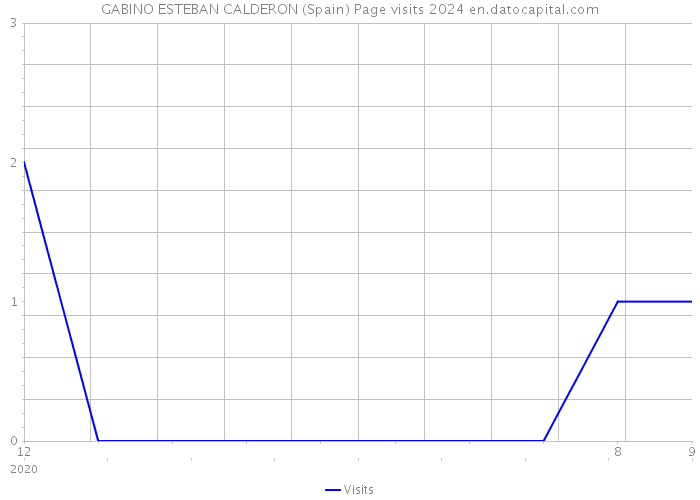 GABINO ESTEBAN CALDERON (Spain) Page visits 2024 