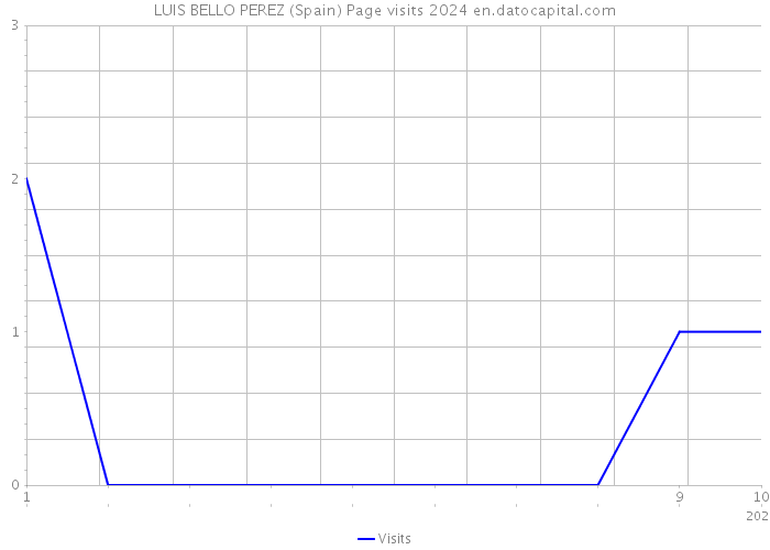 LUIS BELLO PEREZ (Spain) Page visits 2024 