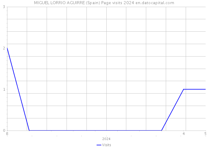 MIGUEL LORRIO AGUIRRE (Spain) Page visits 2024 