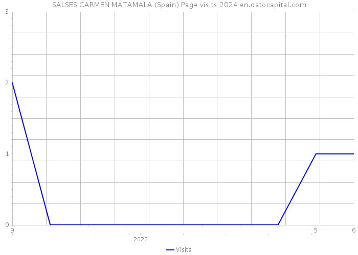 SALSES CARMEN MATAMALA (Spain) Page visits 2024 