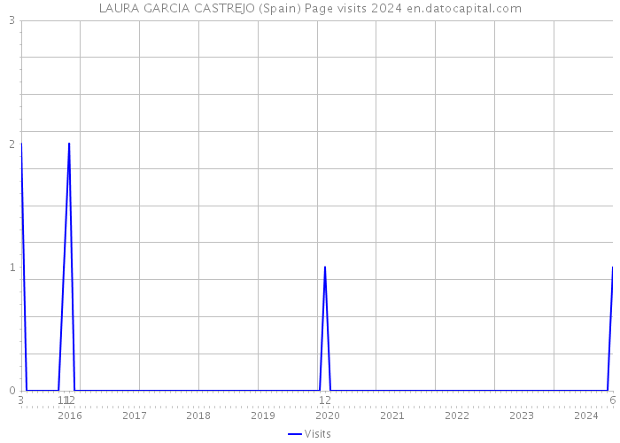 LAURA GARCIA CASTREJO (Spain) Page visits 2024 
