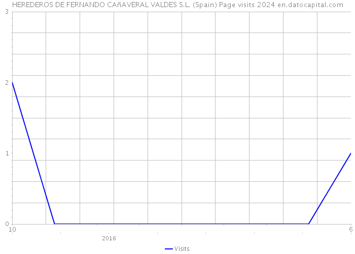 HEREDEROS DE FERNANDO CAñAVERAL VALDES S.L. (Spain) Page visits 2024 