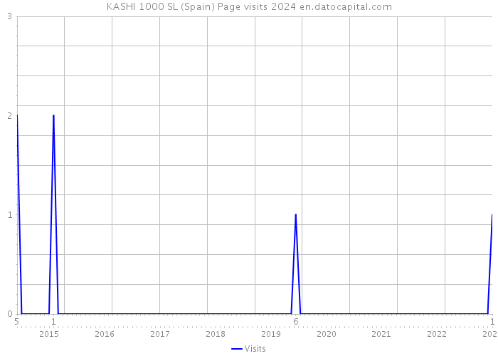 KASHI 1000 SL (Spain) Page visits 2024 