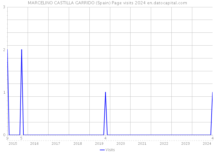 MARCELINO CASTILLA GARRIDO (Spain) Page visits 2024 