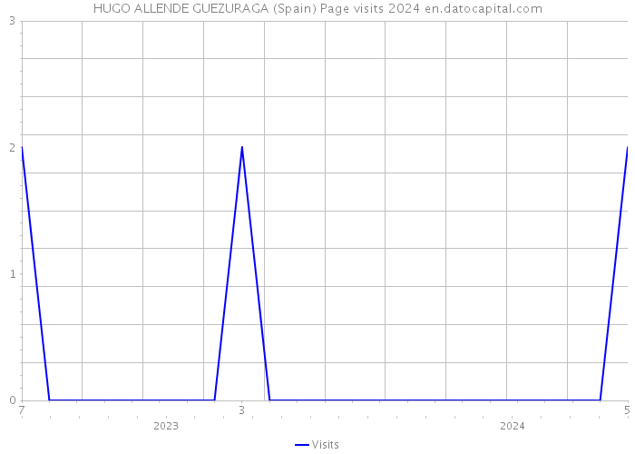 HUGO ALLENDE GUEZURAGA (Spain) Page visits 2024 