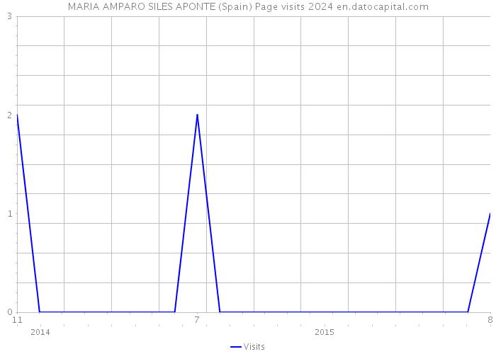 MARIA AMPARO SILES APONTE (Spain) Page visits 2024 