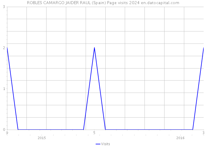 ROBLES CAMARGO JAIDER RAUL (Spain) Page visits 2024 