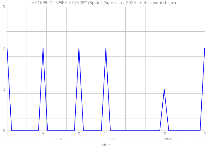 MANUEL OLIVEIRA ALVAREZ (Spain) Page visits 2024 