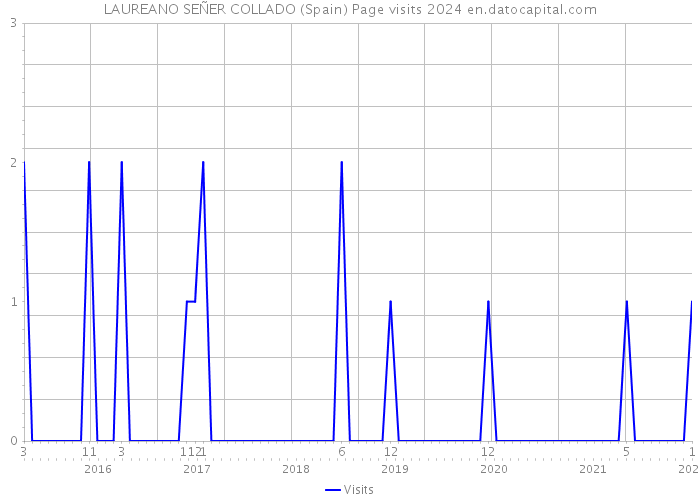 LAUREANO SEÑER COLLADO (Spain) Page visits 2024 