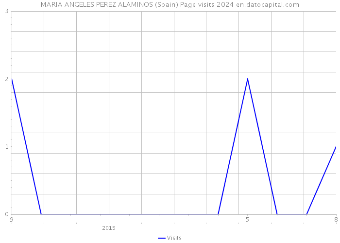 MARIA ANGELES PEREZ ALAMINOS (Spain) Page visits 2024 