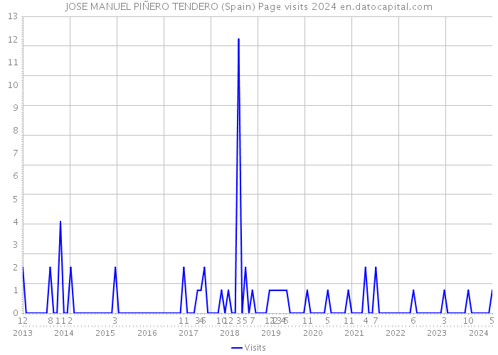 JOSE MANUEL PIÑERO TENDERO (Spain) Page visits 2024 