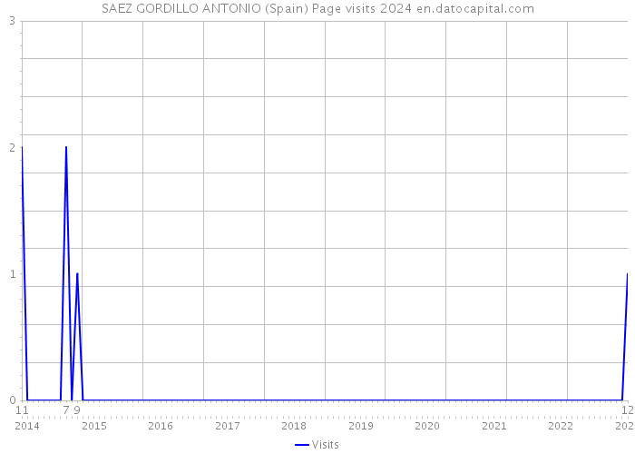 SAEZ GORDILLO ANTONIO (Spain) Page visits 2024 