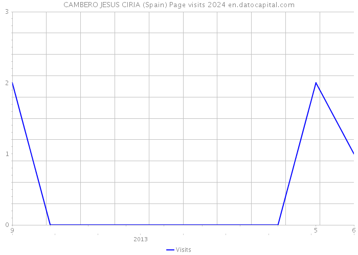 CAMBERO JESUS CIRIA (Spain) Page visits 2024 