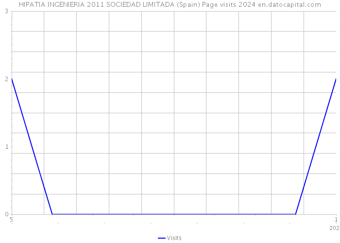 HIPATIA INGENIERIA 2011 SOCIEDAD LIMITADA (Spain) Page visits 2024 