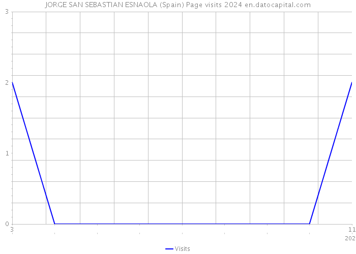 JORGE SAN SEBASTIAN ESNAOLA (Spain) Page visits 2024 