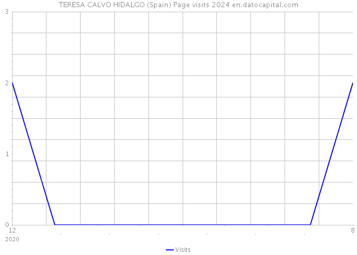 TERESA CALVO HIDALGO (Spain) Page visits 2024 