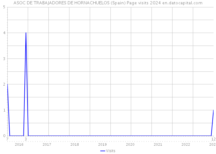 ASOC DE TRABAJADORES DE HORNACHUELOS (Spain) Page visits 2024 