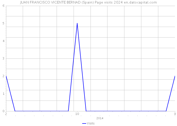 JUAN FRANCISCO VICENTE BERNAD (Spain) Page visits 2024 