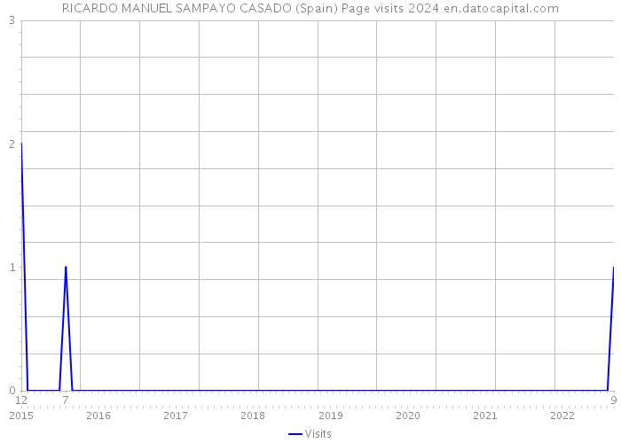RICARDO MANUEL SAMPAYO CASADO (Spain) Page visits 2024 