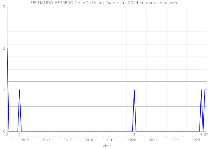 FERNANDO HERRERO CALVO (Spain) Page visits 2024 