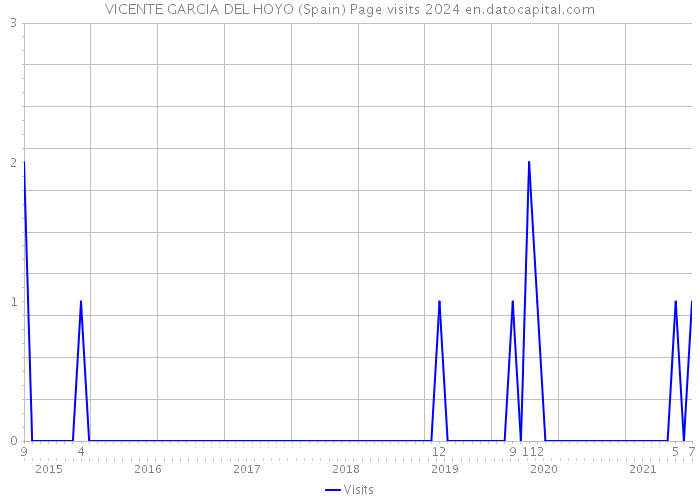 VICENTE GARCIA DEL HOYO (Spain) Page visits 2024 