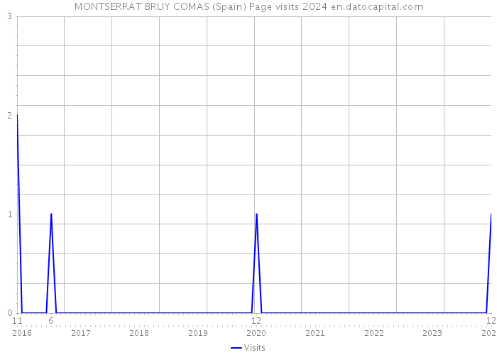 MONTSERRAT BRUY COMAS (Spain) Page visits 2024 
