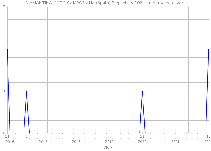 DIAMANTINA COTO CAMPOS ANA (Spain) Page visits 2024 
