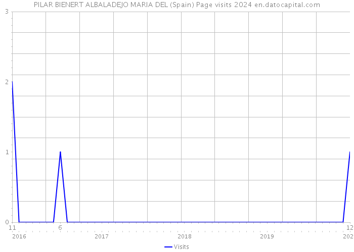 PILAR BIENERT ALBALADEJO MARIA DEL (Spain) Page visits 2024 