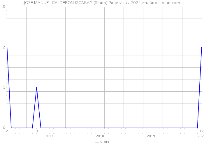 JOSE MANUEL CALDERON IZCARAY (Spain) Page visits 2024 
