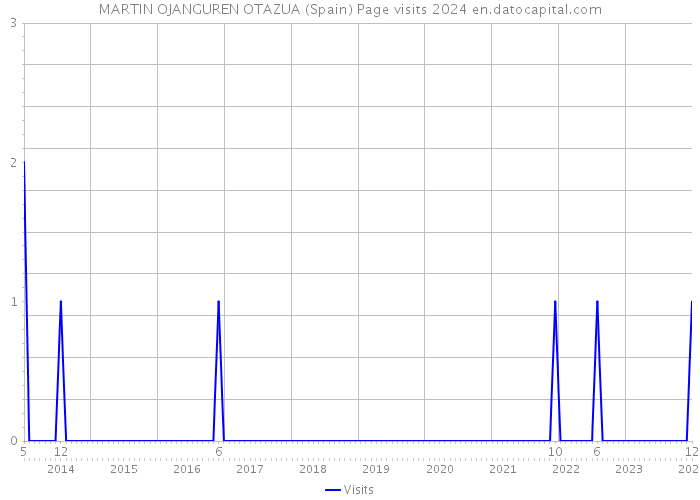MARTIN OJANGUREN OTAZUA (Spain) Page visits 2024 